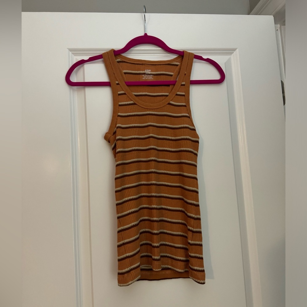 NWT Aerie Racerback Ribbed Striped Tank Size XS